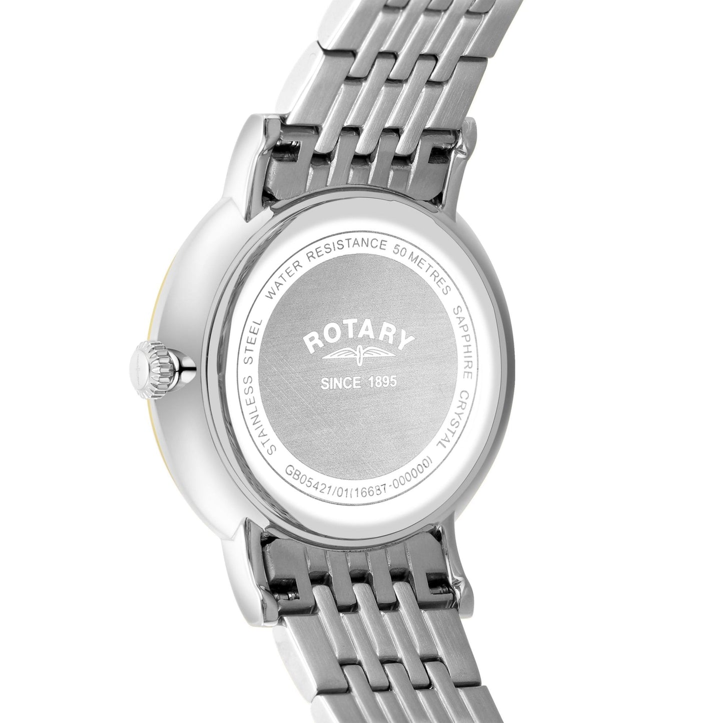 Gents Two Tone Battery Watch on Bracelet Windsor GB05421/01