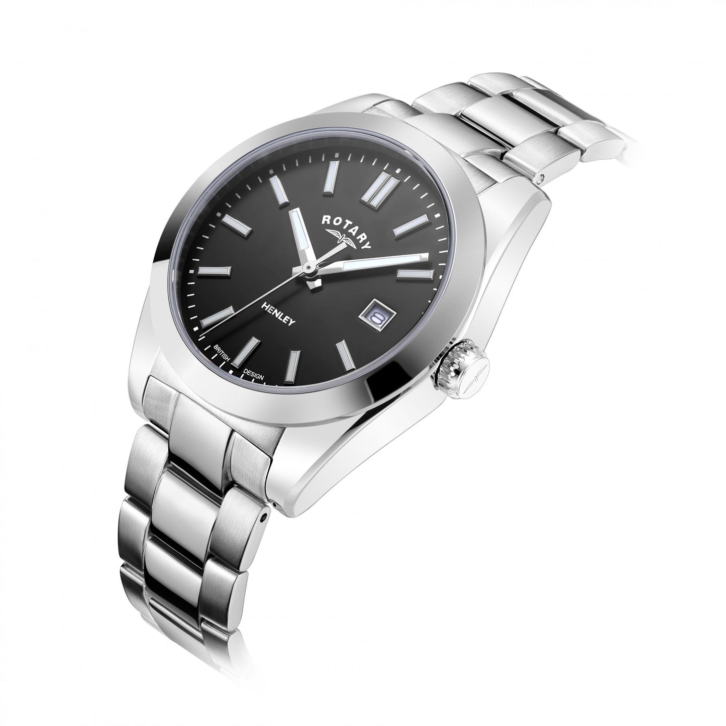 Unisex Steel Battery Watch on Bracelet with Date LB05180/04