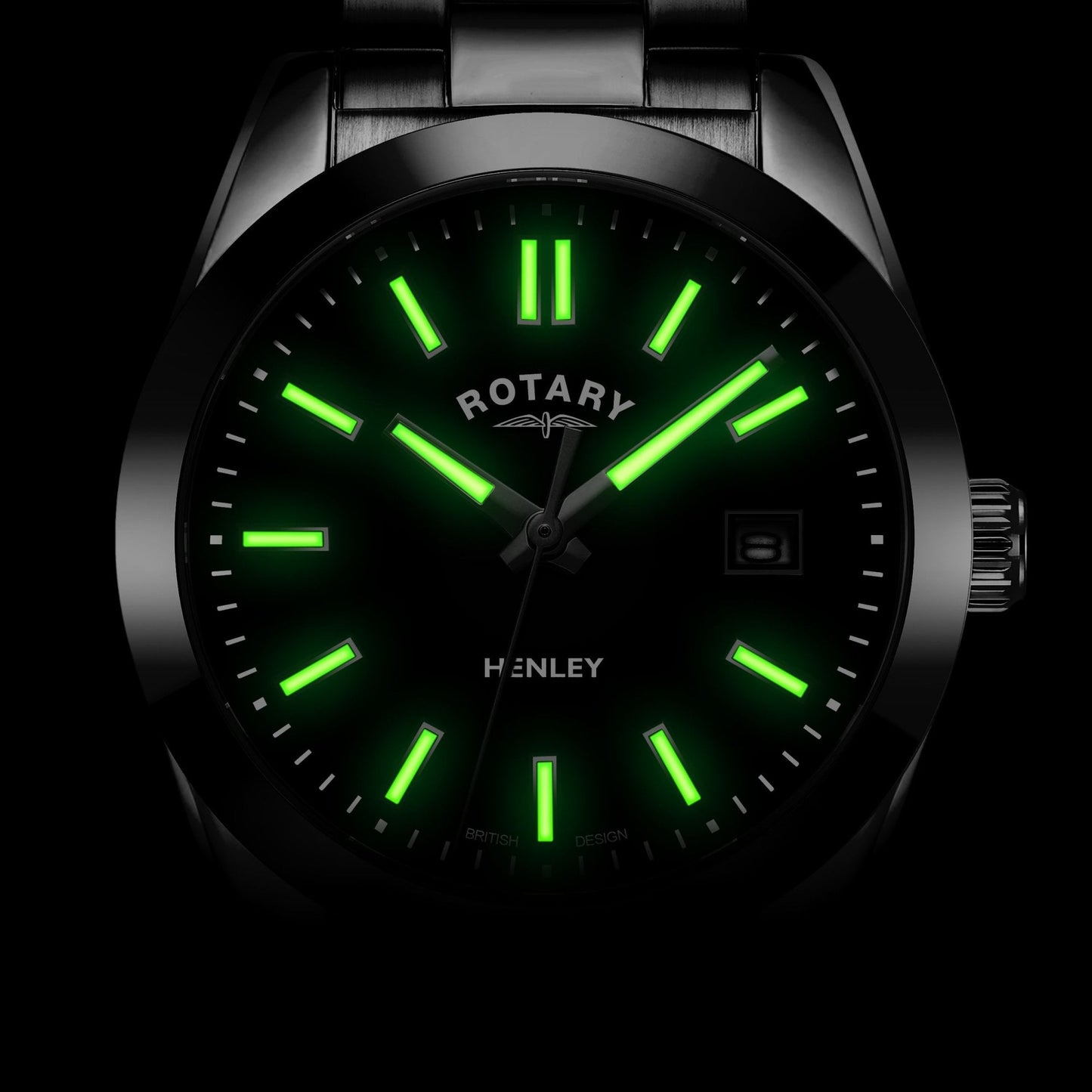 Unisex Steel Battery Watch on Bracelet with Date LB05180/04