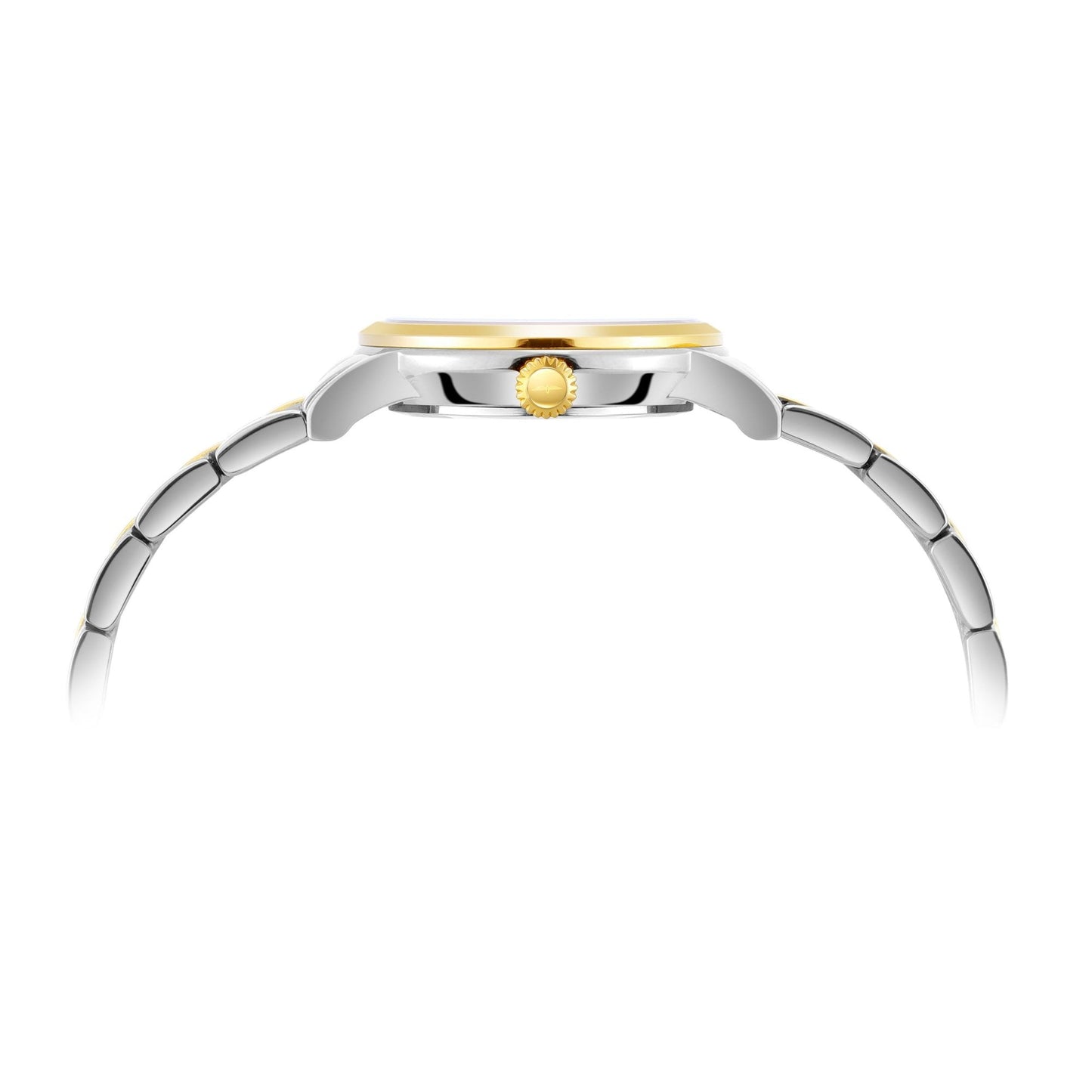 Ladies Two Tone Rotary Windsor Battery Bracelet Watch LB05421/01