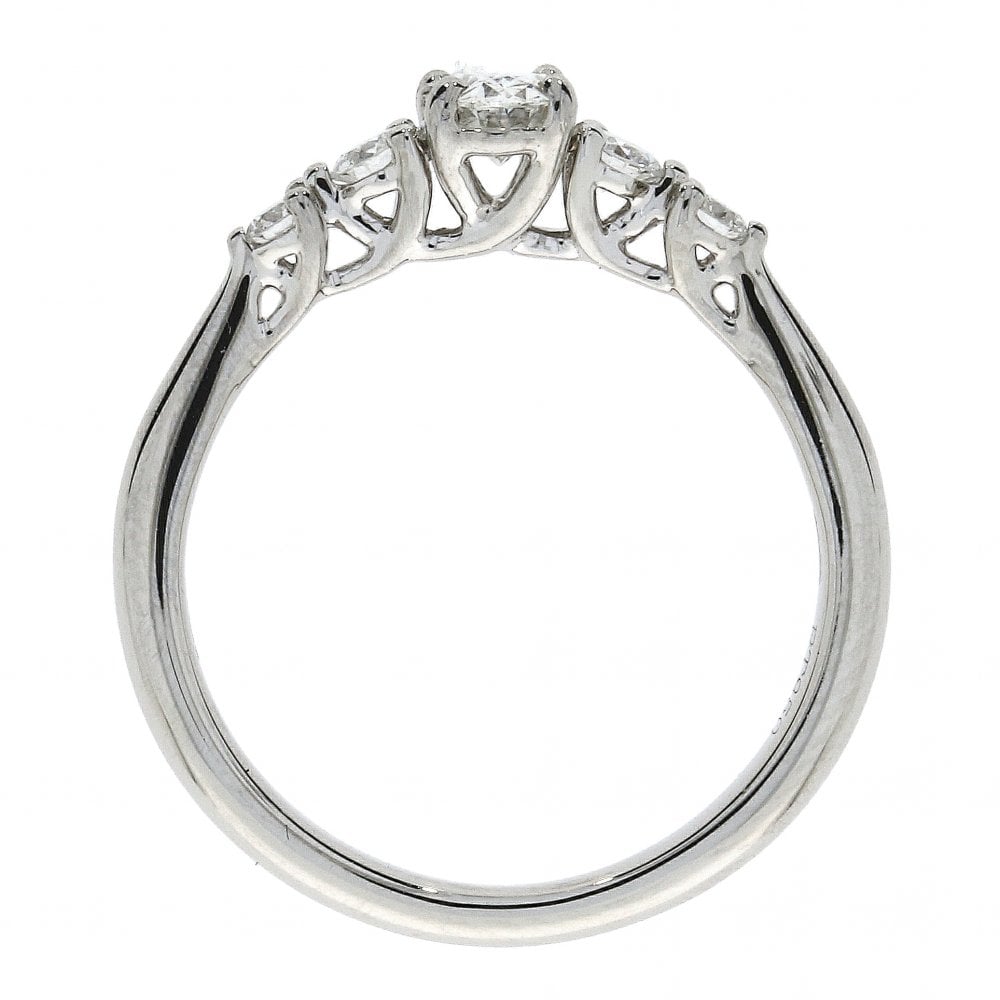 Platinum Ladies Diamond Engagement Ring with Certificate