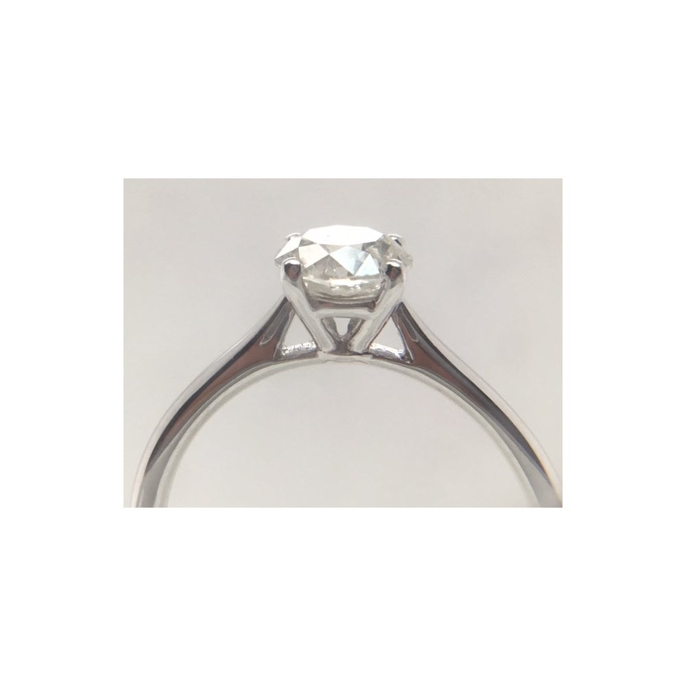 18ct White Gold Diamond 1.01ct Solitaire Engagement Ring