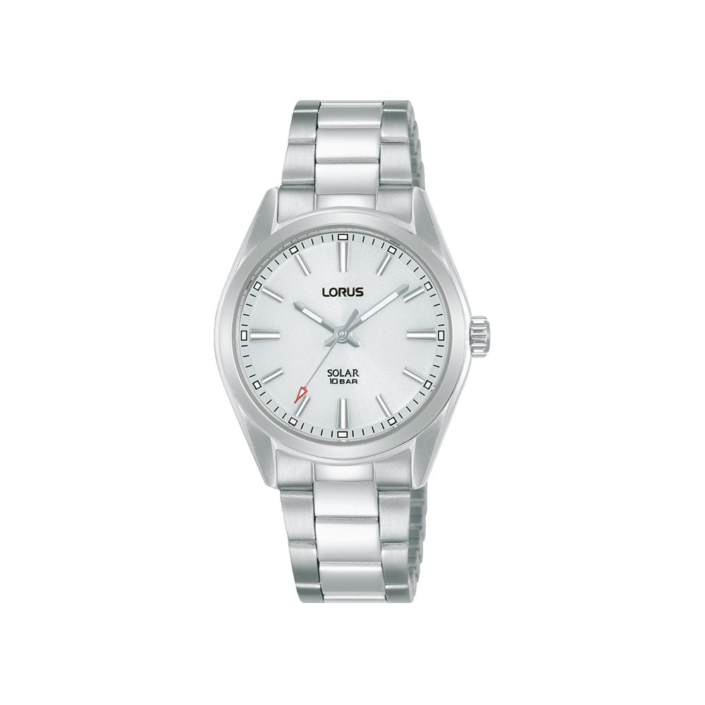 Ladies Lorus Solar Stainless Steel Watch, Bracelet RY503AX9
