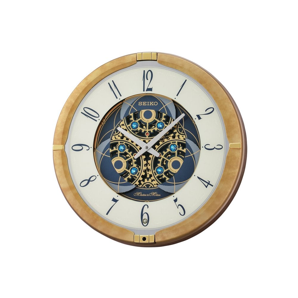 Melody in Motion Musical Quartz Wall Clock QXM387G