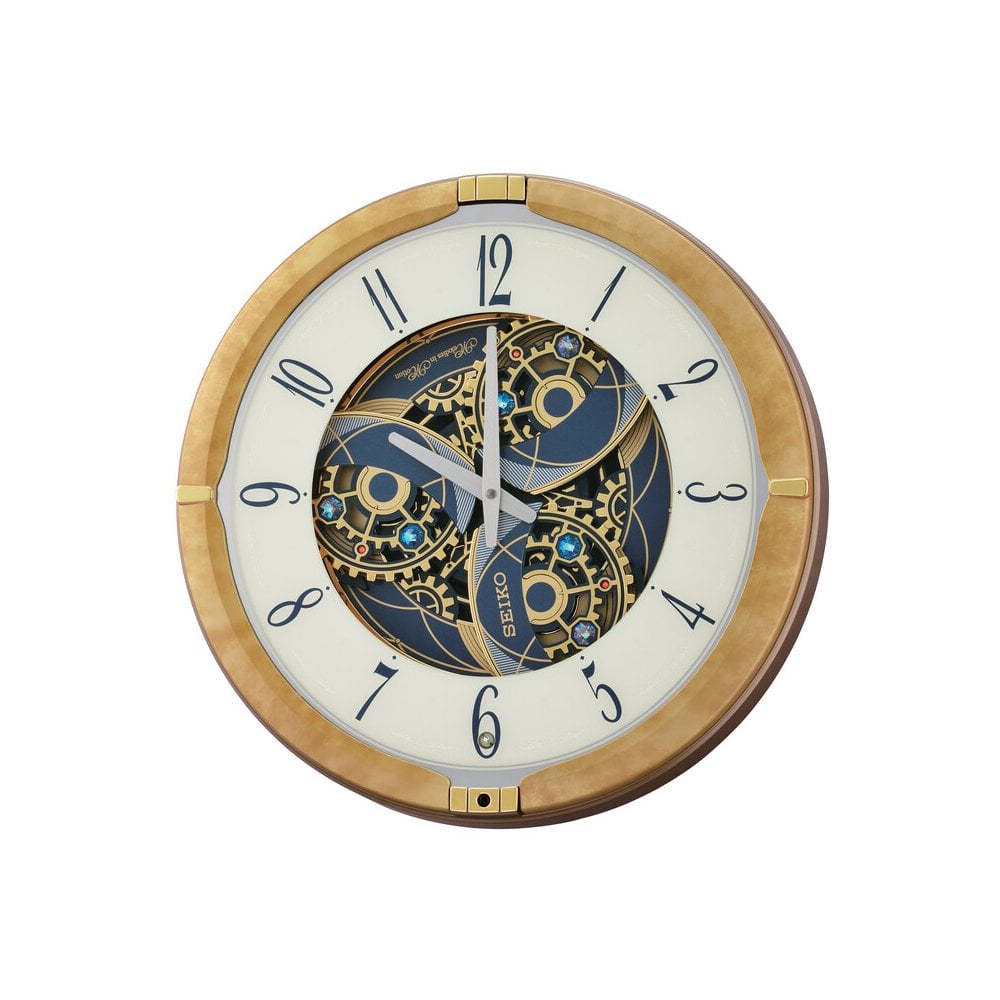 Melody in Motion Musical Quartz Wall Clock QXM387G