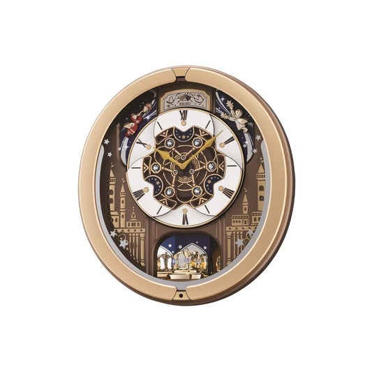 Melodies in Motion Chiming Musical Quartz Wall Clock QXM350G