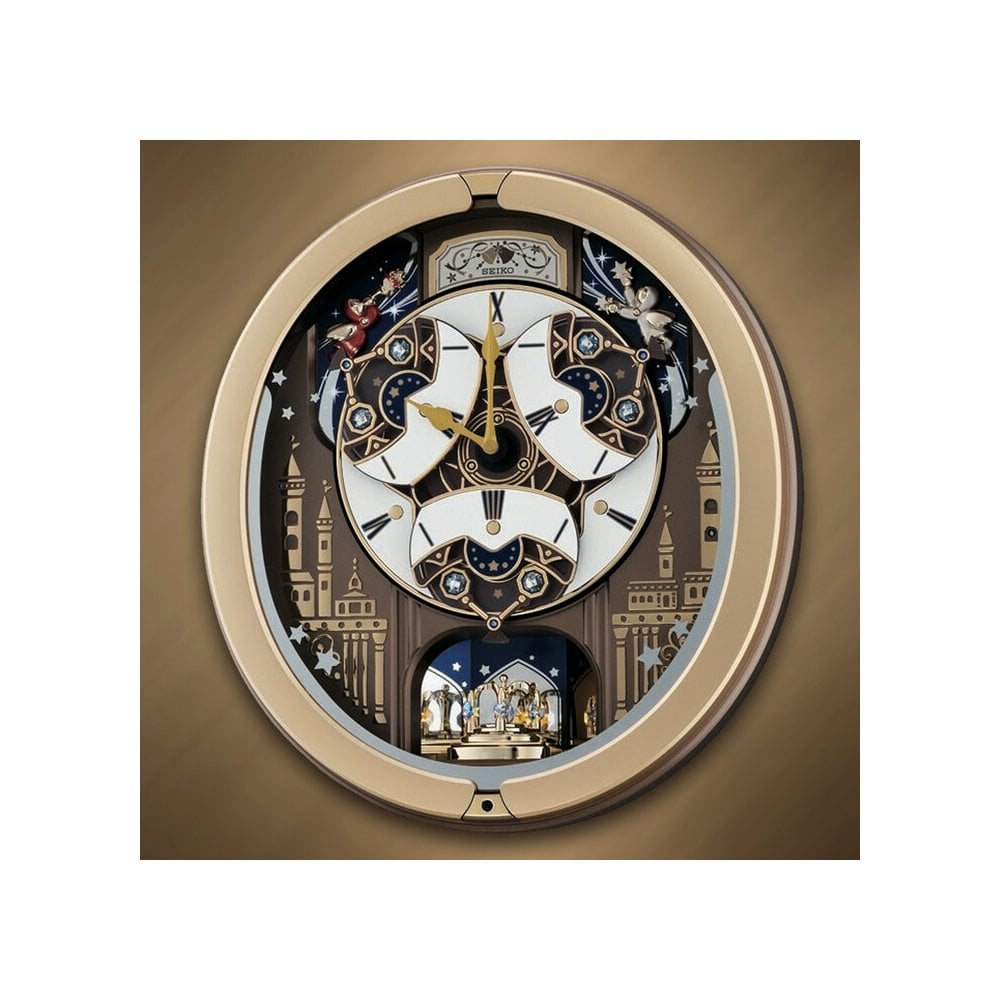 Melodies in Motion Chiming Musical Quartz Wall Clock QXM350G