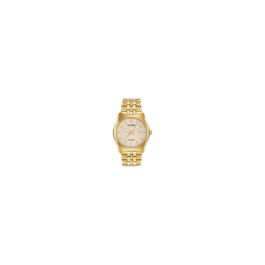 Eco-Drive Gold Tone Gents Solar Watch on Bracelet BM7332-53P
