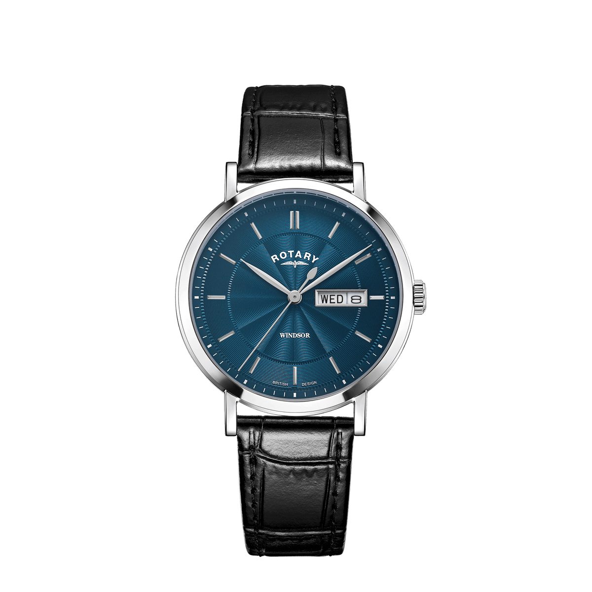 Gents Stainless Steel Battery Watch on Strap Windsor GS05420/05