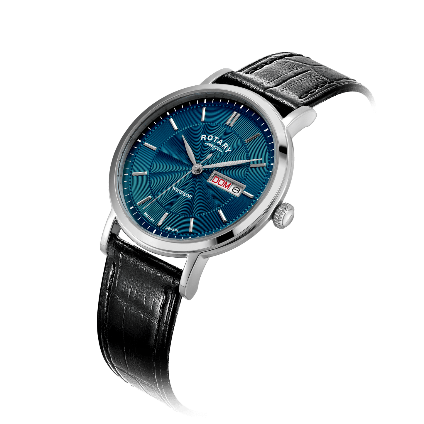 Gents Stainless Steel Battery Watch on Strap Windsor GS05420/05
