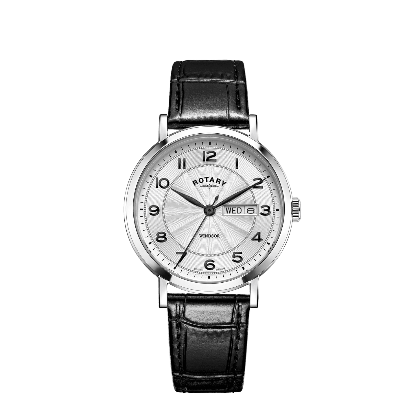 Gents Stainless Steel Battery Watch on Strap Windsor GS05420/22