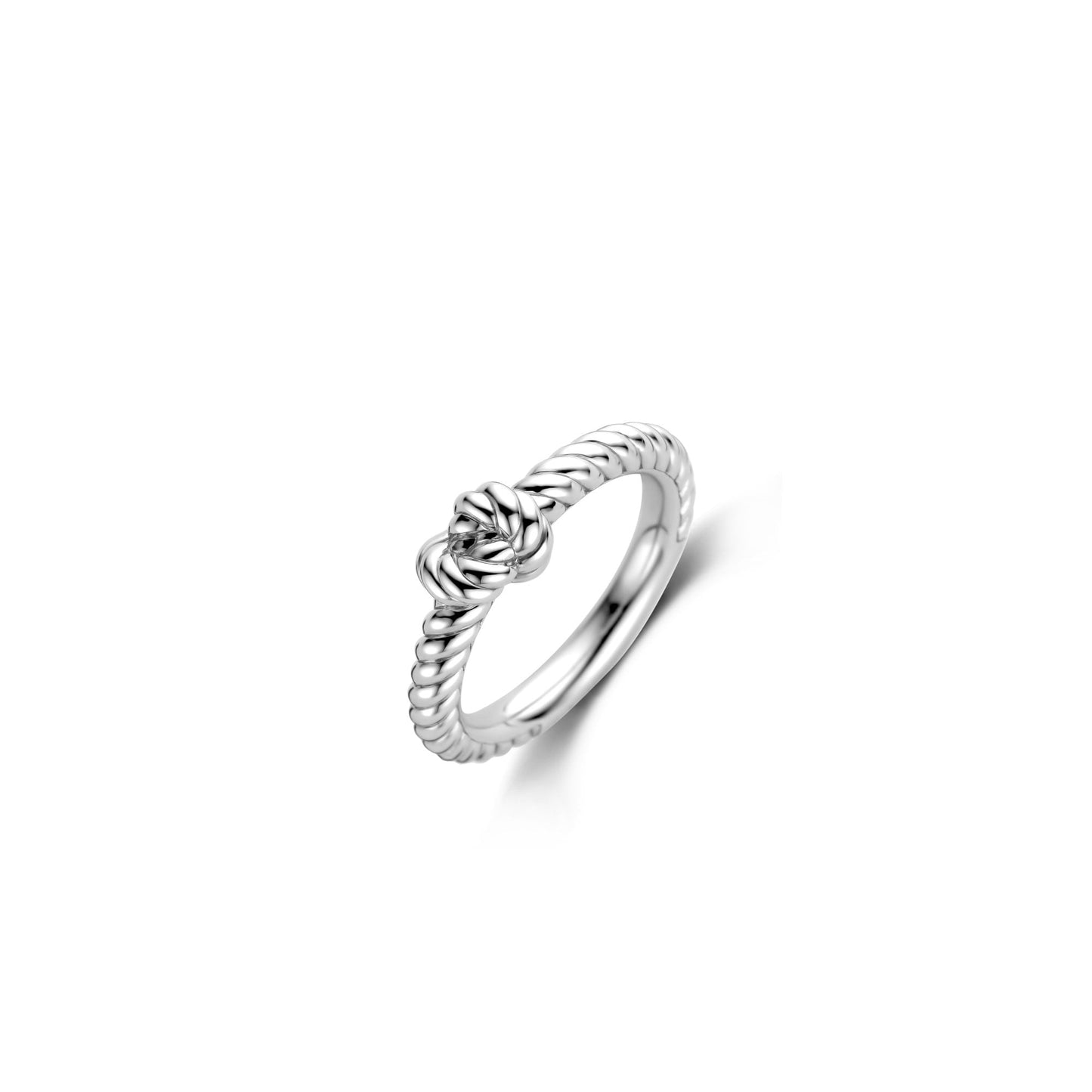Ti Sento Milano Sterling Silver Knot Ring 12278ST/56