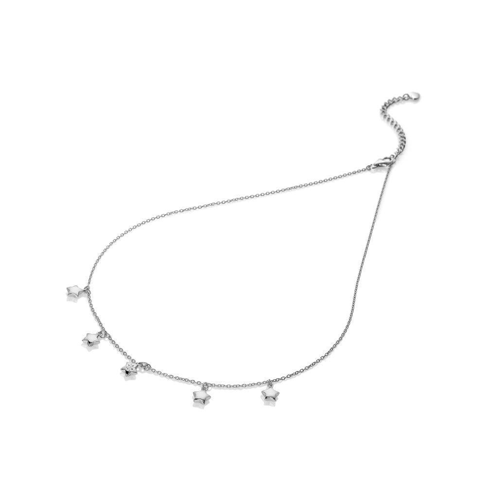 Hot Diamonds Sterling Silver Star Choker Necklace DN161
