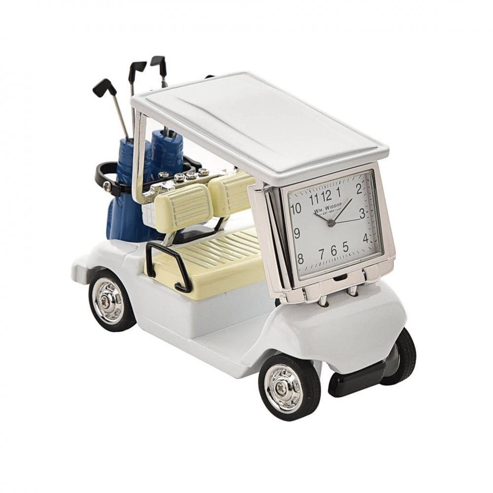 Golf Caddy Miniature Quartz Battery Mantel Clock 9879