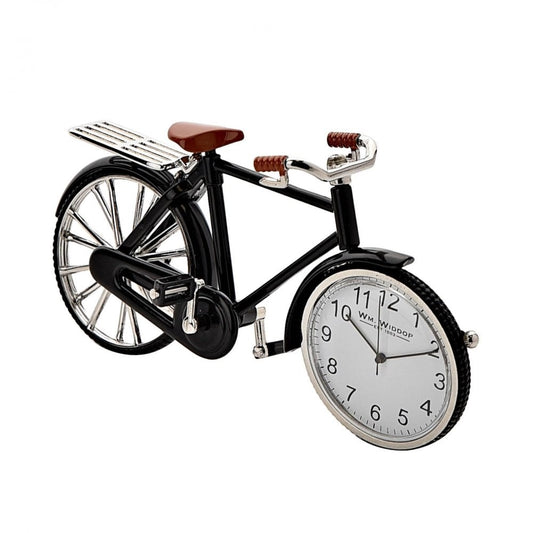 Widdop Miniature Battery Mantle Clock Pedal Bike 9604