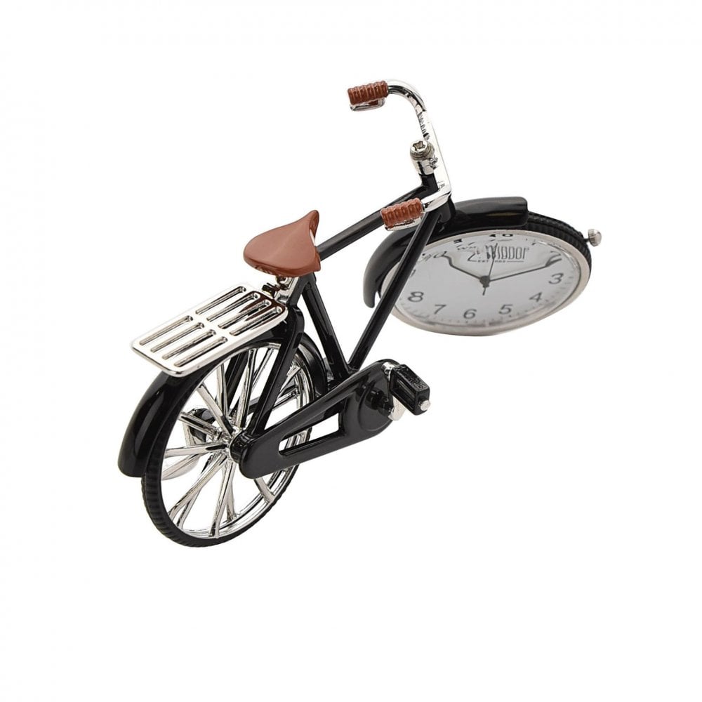 Widdop Miniature Battery Mantle Clock Pedal Bike 9604