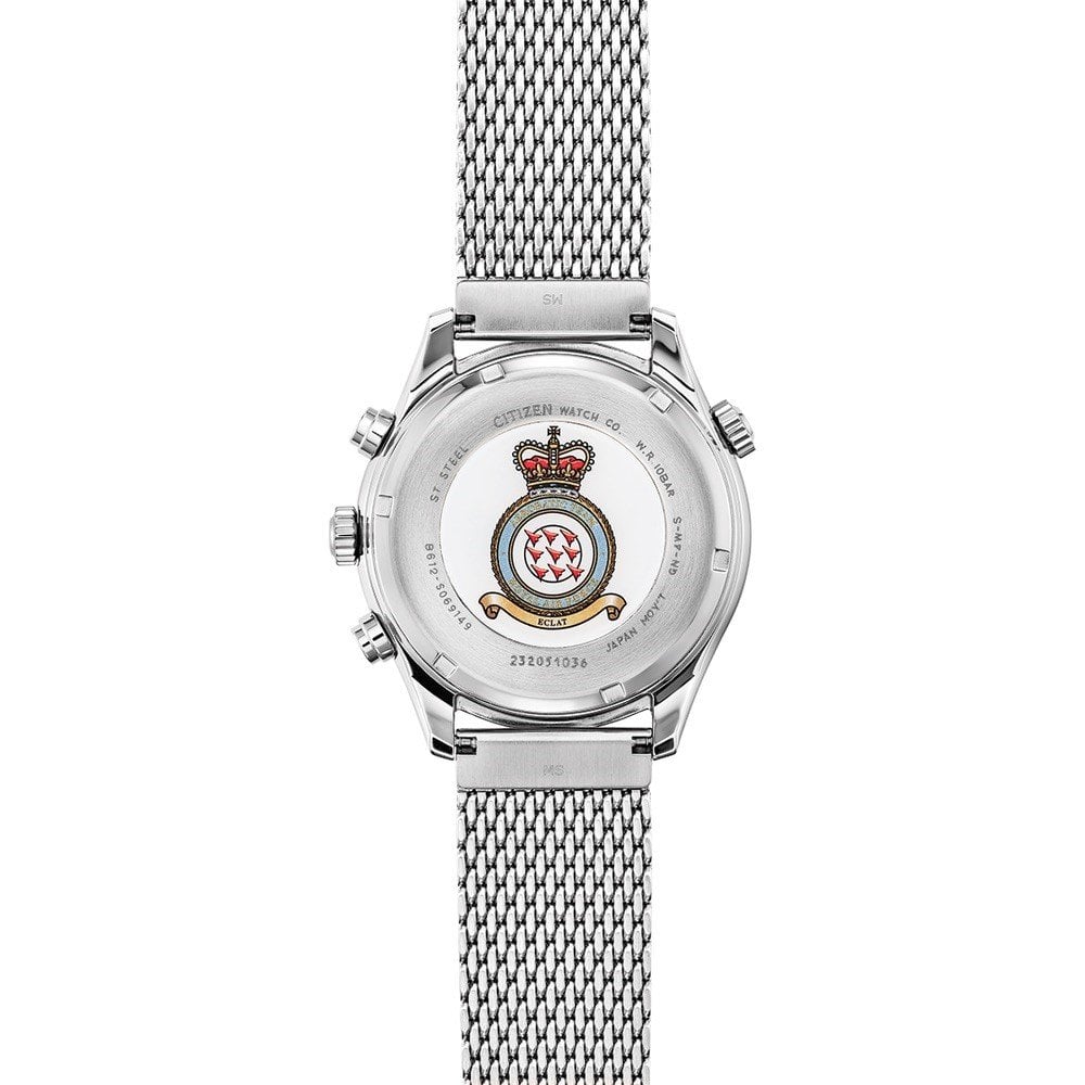 Steel Eco-Drive Red Arrows Chronograph Watch CA0081-87L