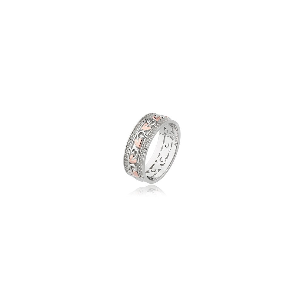 Ladies Silver and Gold Tree of Life Dress Ring 3STLBWR