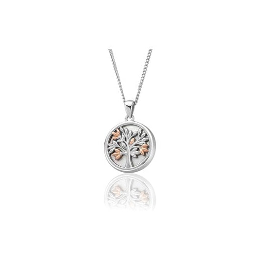 Ladies Silver and Gold Tree of Life Pendant 3SNTLCWP