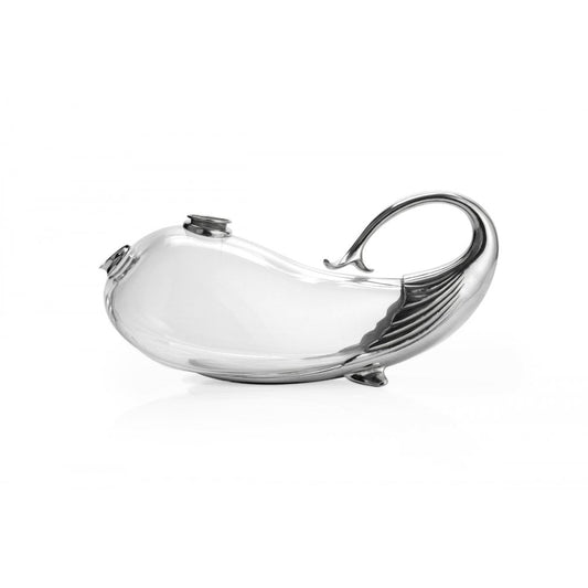 Pewter and Glass Vinifera Whale Decanter 1 Litre 014594R