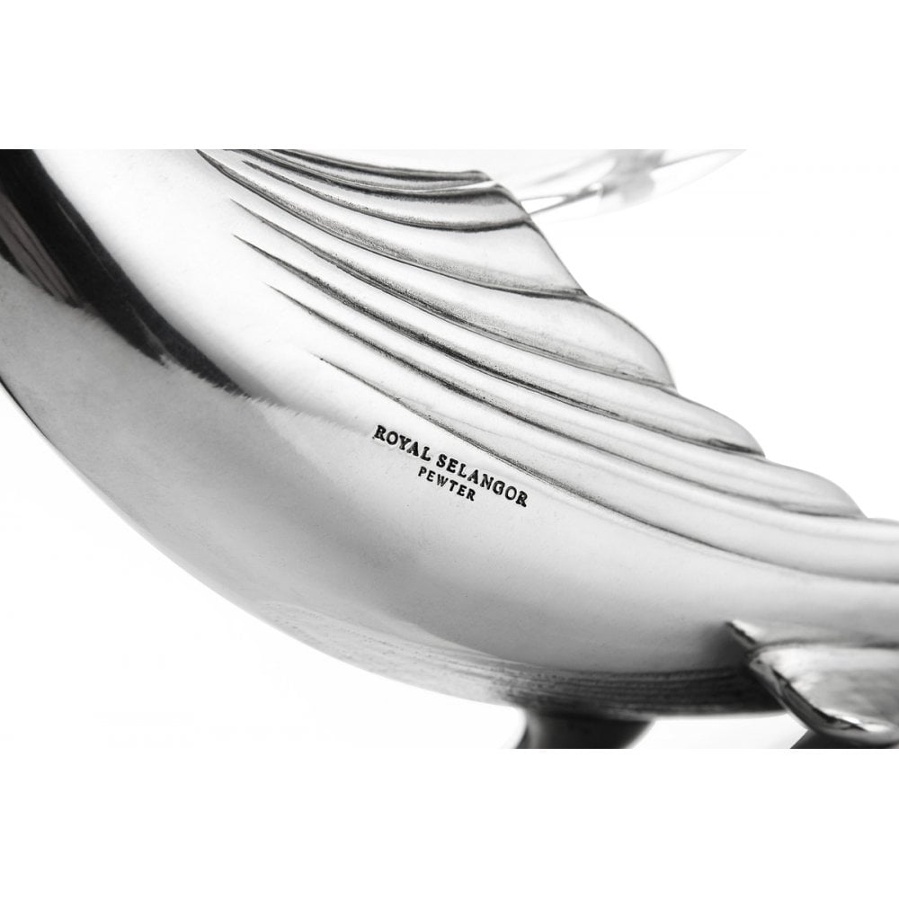Pewter and Glass Vinifera Whale Decanter 1 Litre 014594R