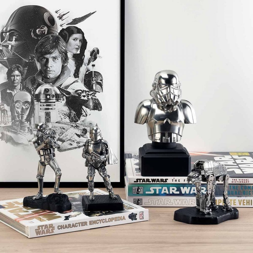 Star Wars Boba Fett Pewter Figurine 017863R