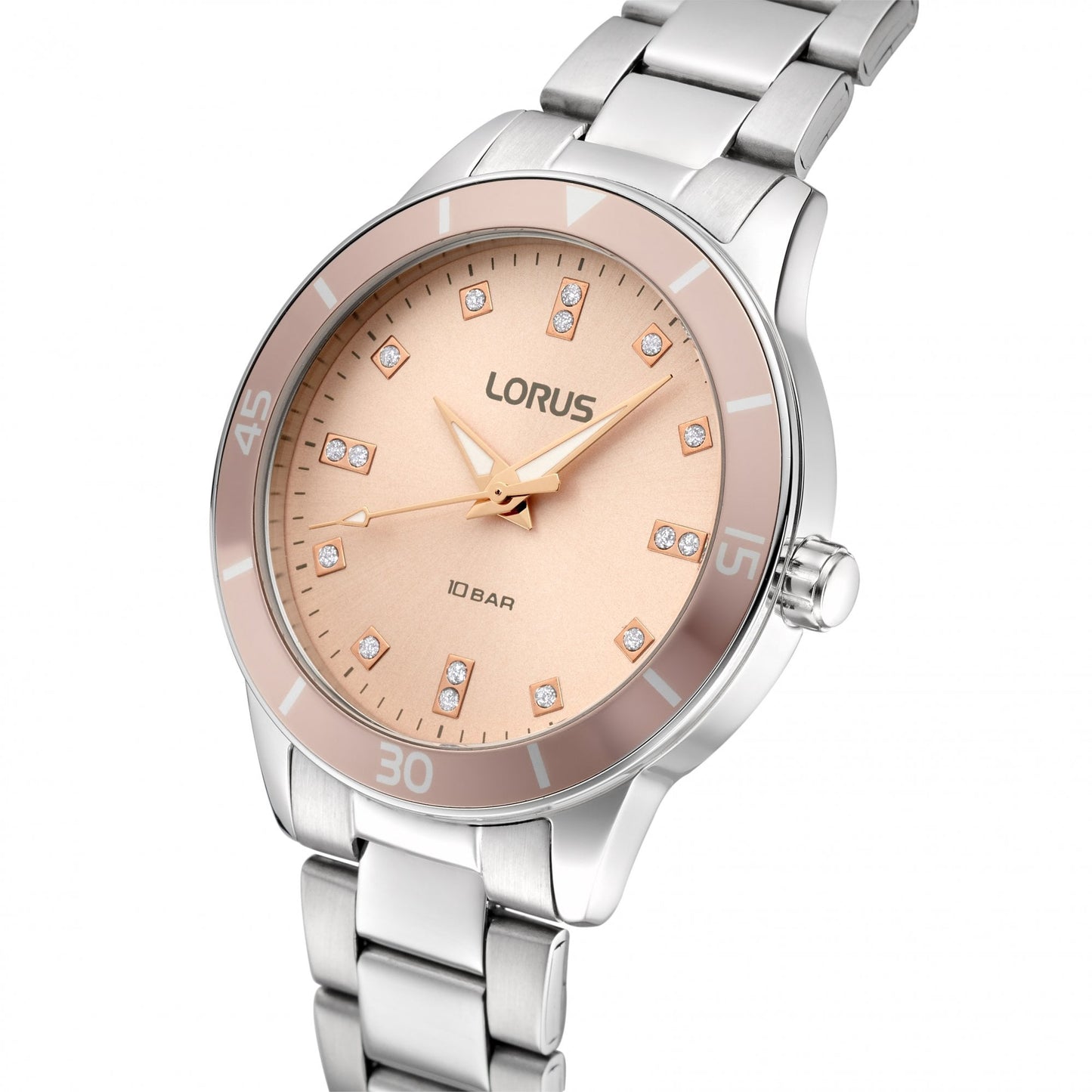 Ladies Steel Two Tone Battery Watch on Bracelet 100m RG241RX9