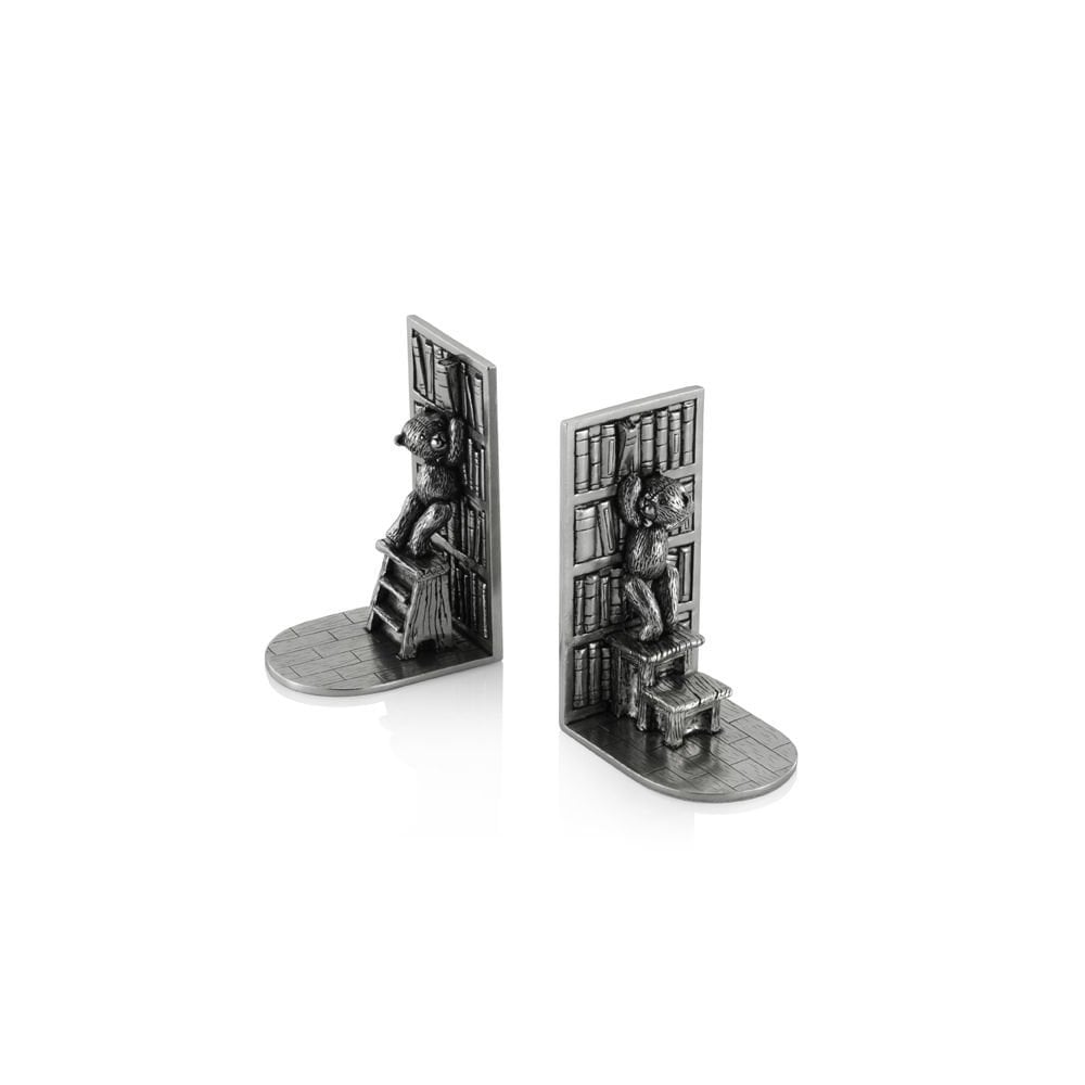 Royal Selangor Pewter Teddy Bear Picnic Library Bookends 016111R