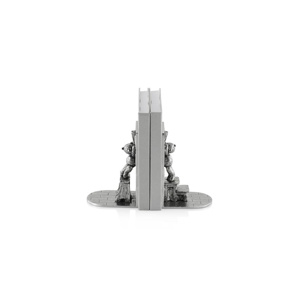 Royal Selangor Pewter Teddy Bear Picnic Library Bookends 016111R