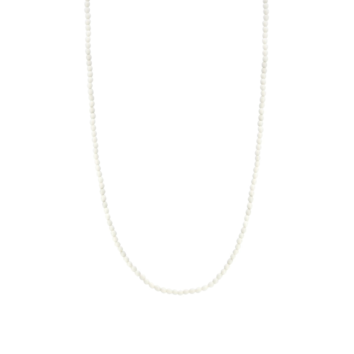 Ti Sento Milano Silver White Bead Necklace 3962WA
