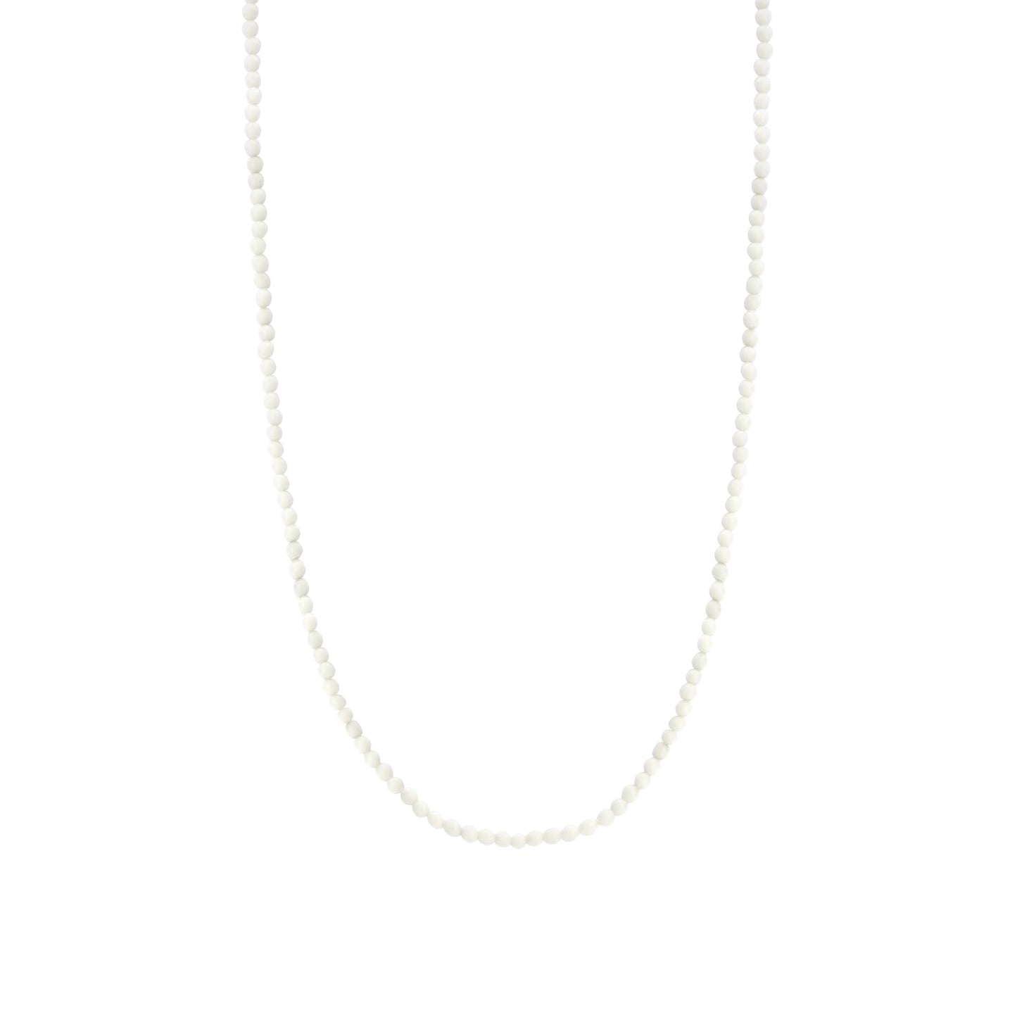 Ti Sento Milano Silver White Bead Necklace 3962WA