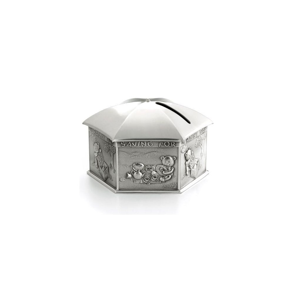 Childs Pewter Rainy Day Coin Box 016438R