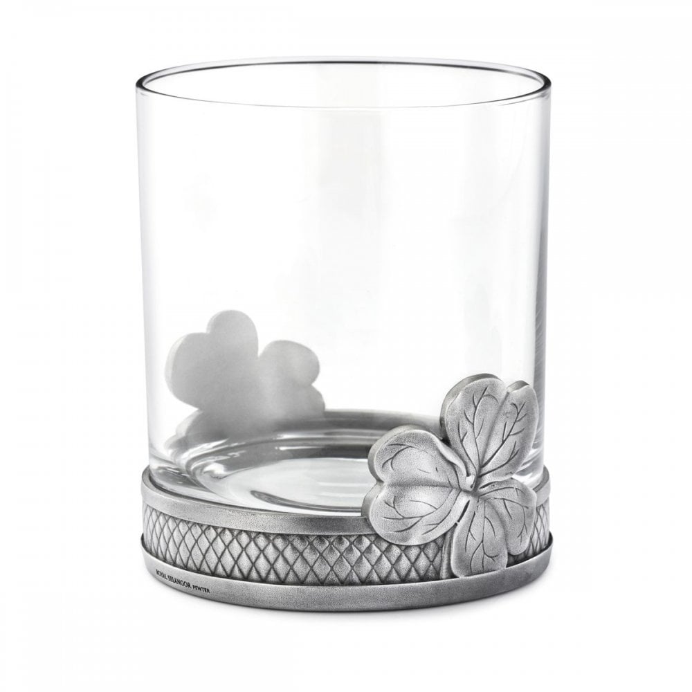 Pewter Whisky Tumbler Shamrock 0124003