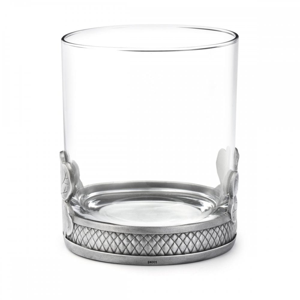 Pewter Whisky Tumbler Shamrock 0124003