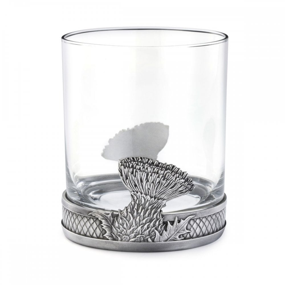 Pewter Thistle Whisky Tumbler 0124004