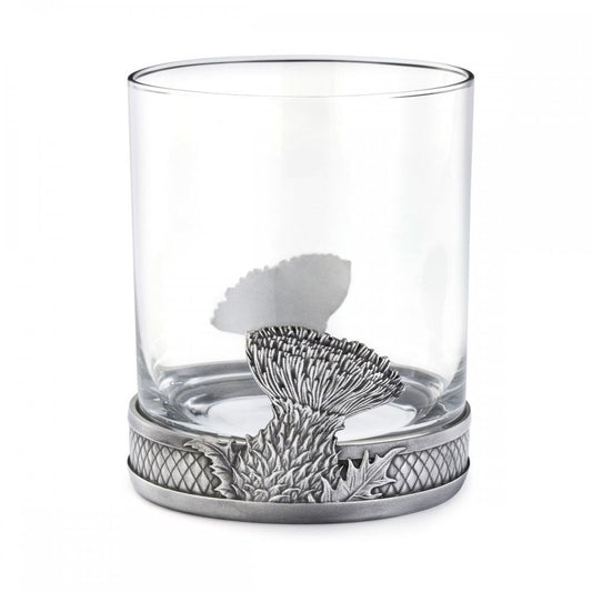 Pewter Thistle Whisky Tumbler 0124004