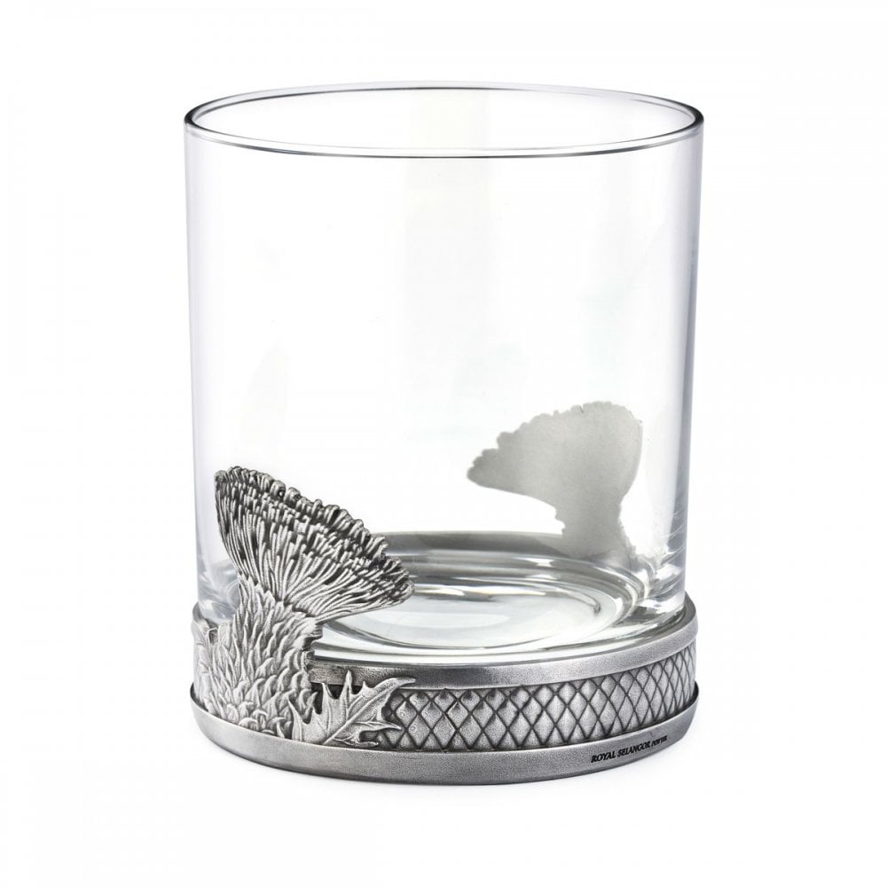 Pewter Thistle Whisky Tumbler 0124004