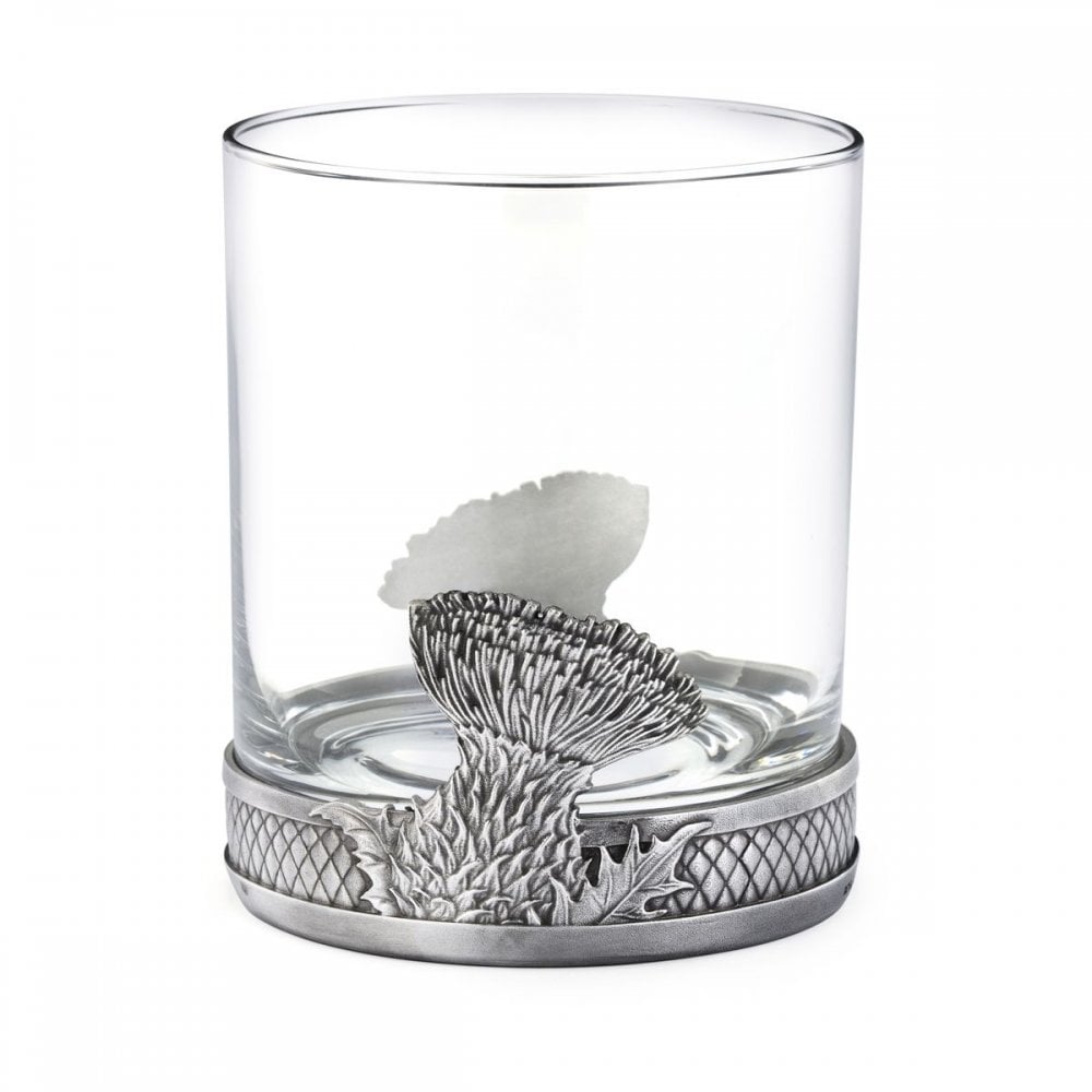 Pewter Thistle Whisky Tumbler 0124004