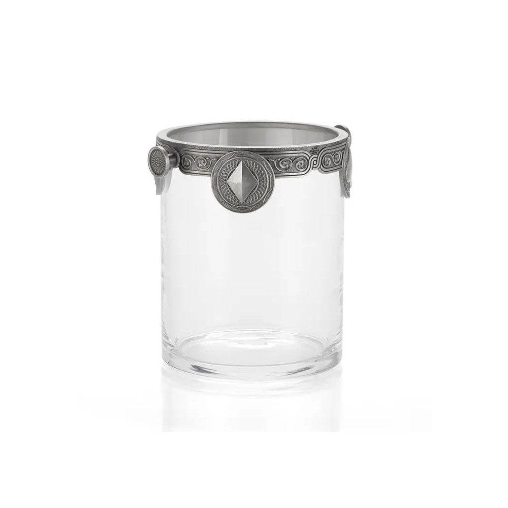 Pewter & Glass Ace Ice Bucket Height 15cm 0129006