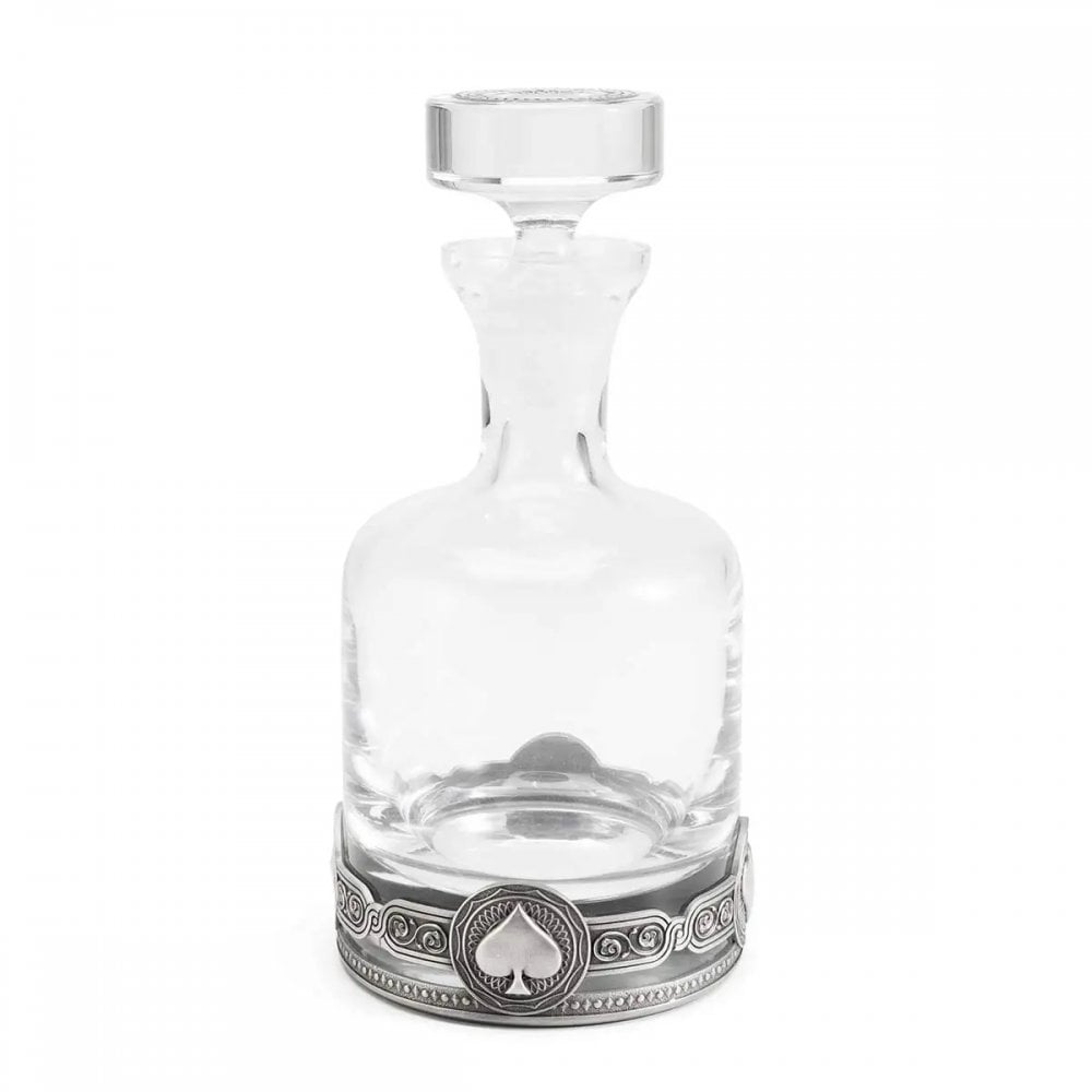 Pewter Ace Whisky Decanter 750ml 0141105