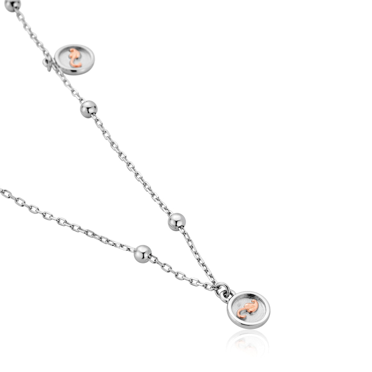Silver & Welsh Gold Tree Of Life Insignia Necklace 3STOL0603