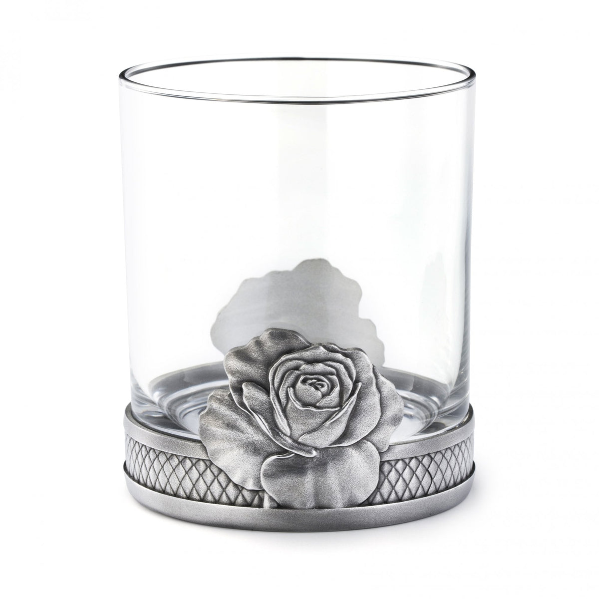 Pewter Rose Whisky Glass 0124001