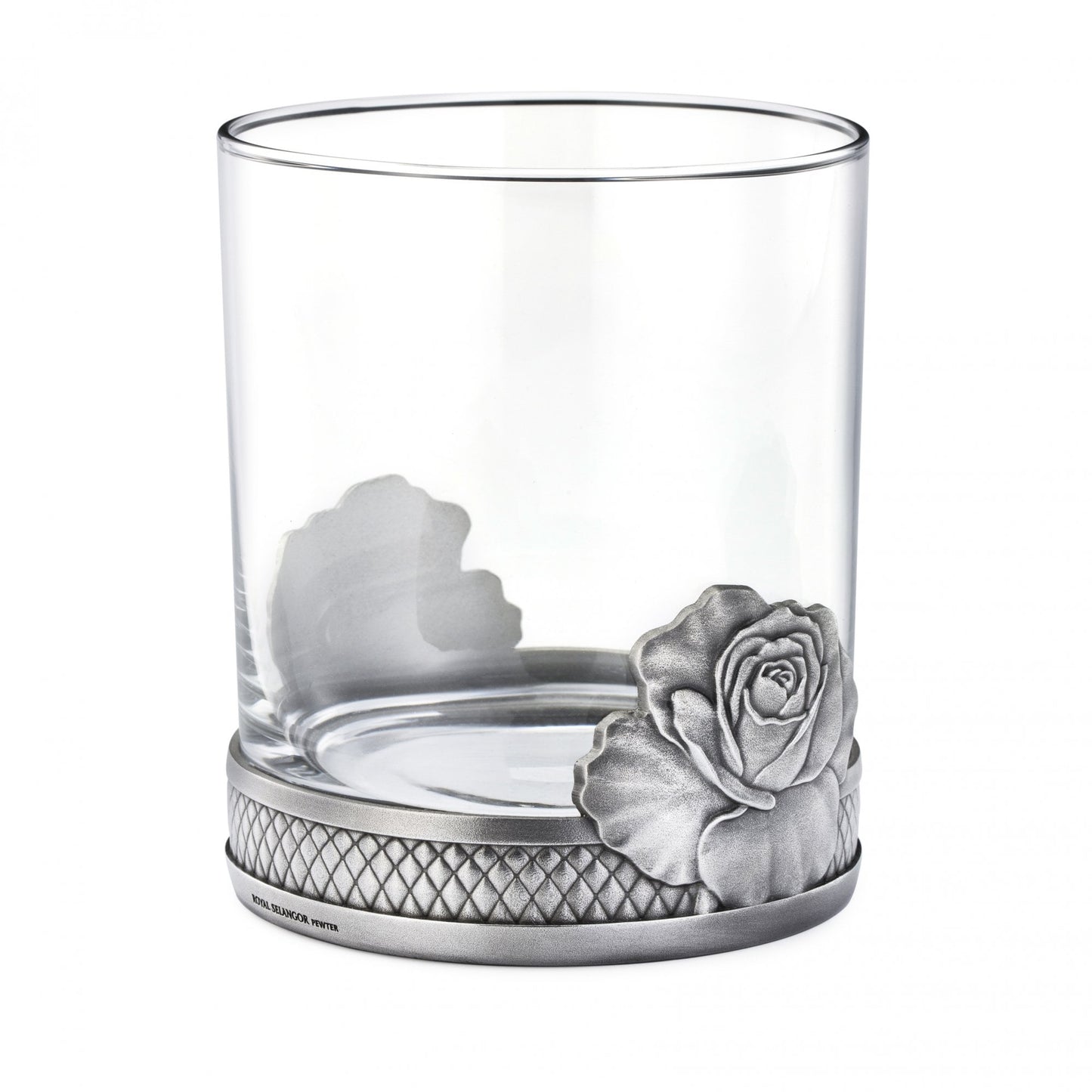Pewter Rose Whisky Glass 0124001