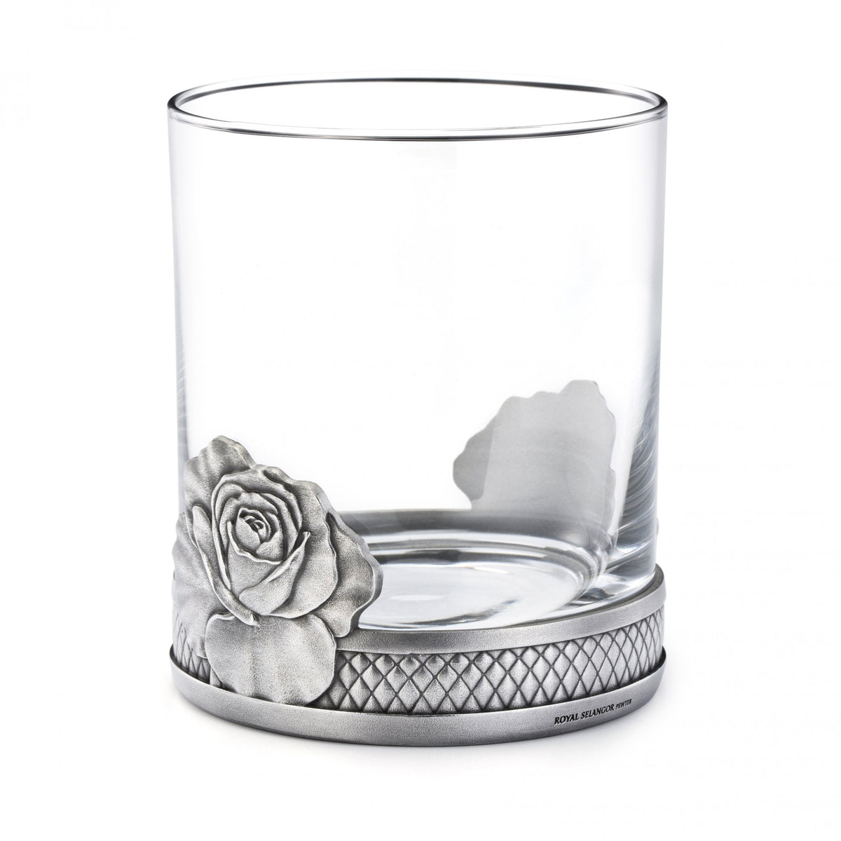 Pewter Rose Whisky Glass 0124001