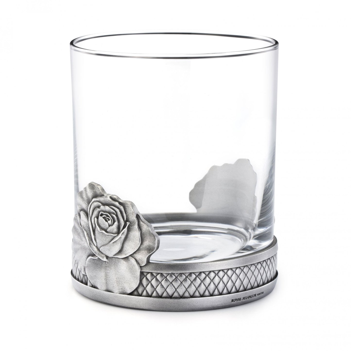 Pewter Rose Whisky Glass 0124001