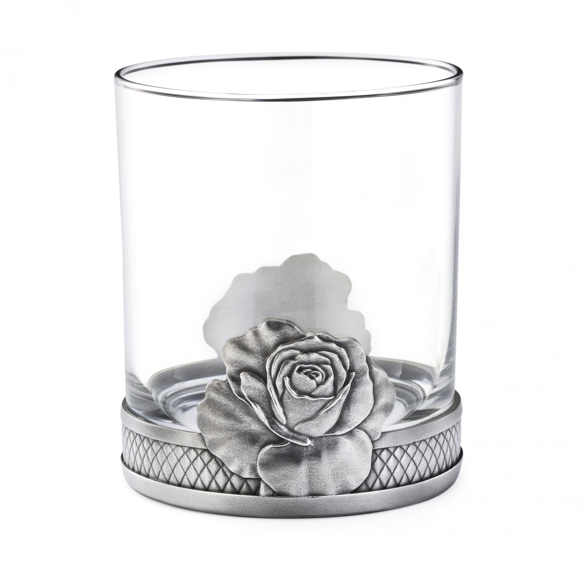 Pewter Rose Whisky Glass 0124001