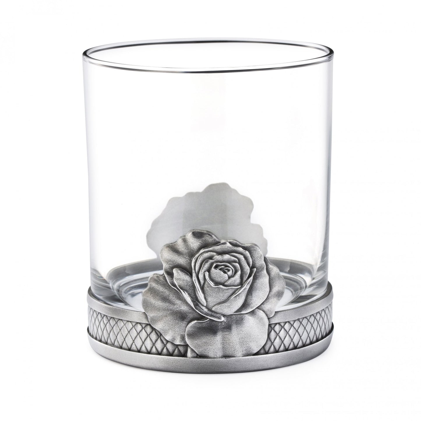 Pewter Rose Whisky Glass 0124001