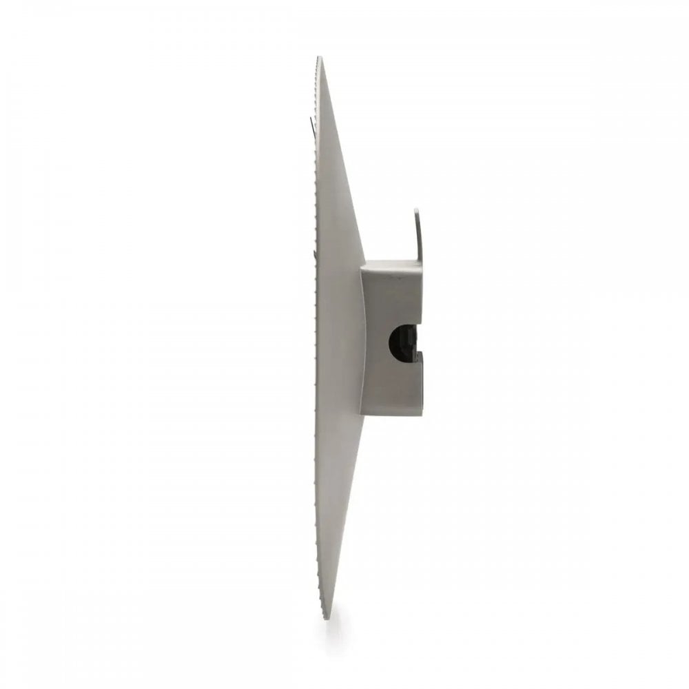 Pewter Round Quartz Battery Wall Clock Vapour 0140002