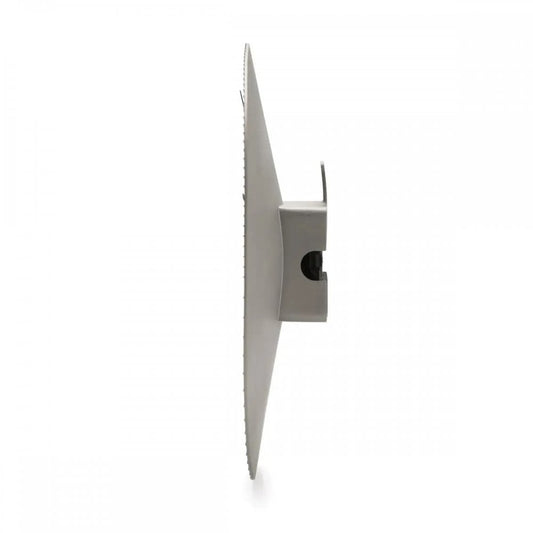 Pewter Round Quartz Battery Wall Clock Vapour 0140002