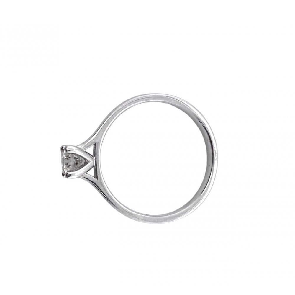 18ct White Gold Diamond Solitaire Engagement Ring 0.50ct.